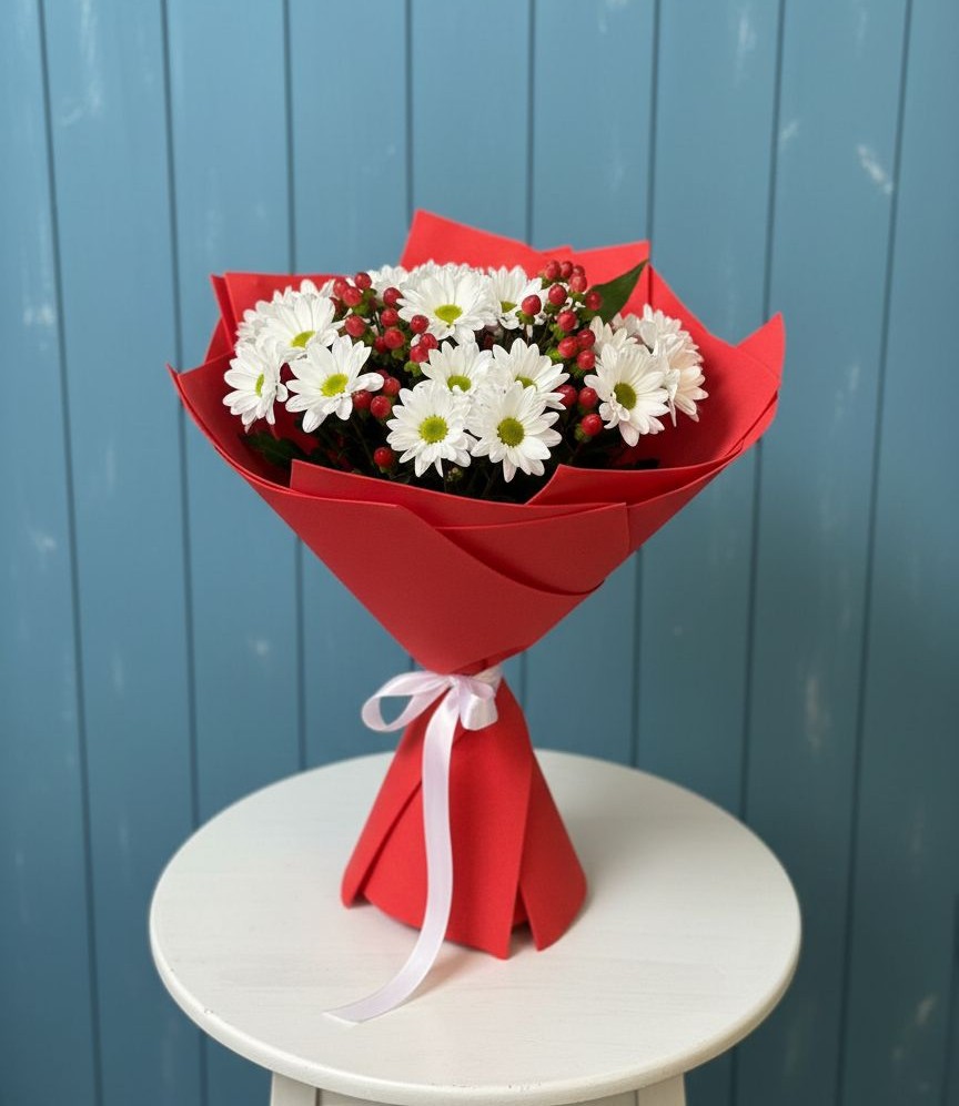 Букет цветов из: Хризантемы в Татарино