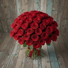 Букет 55 Красных роз Фридом #REPLACE_PRED# Татарино