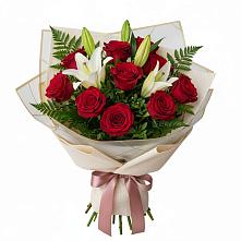 Букет цветов из:  Лилии и Розы в Татарино