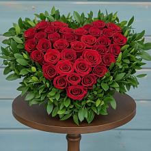 Цветочная композиция из Розы в виде сердца #REPLACE_PRED# Татарино