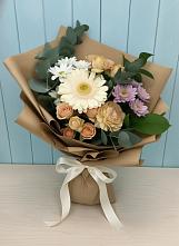 Букет цветов из:  Герберы и Хризантемы в Татарино