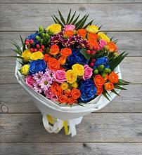 Букет цветов из:  Розы и Хризантемы #REPLACE_PRED# Татарино