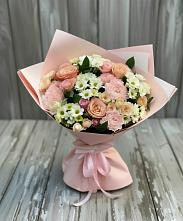 Букет цветов из:  Гвоздики, Розы и Хризантемы в Татарино