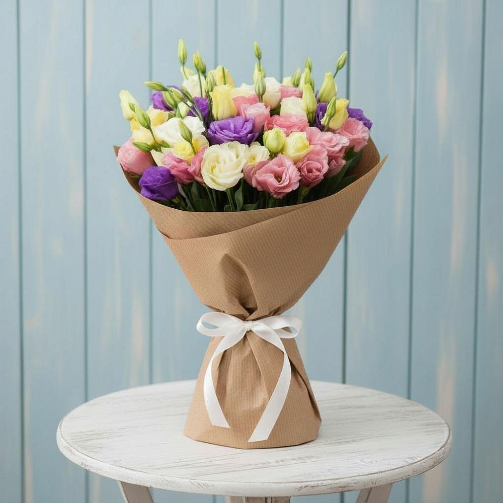 Букет цветов из: Лизиантусы в Татарино