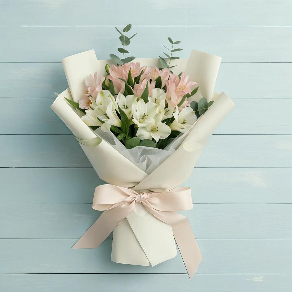 Букет цветов из: Альстромерии в Татарино