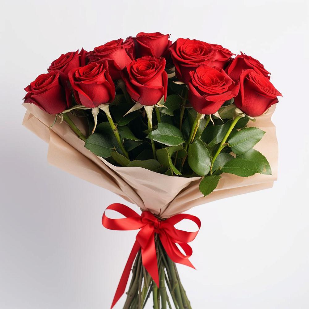 Букет 11 Красных роз Эдлесс Лав в Татарино