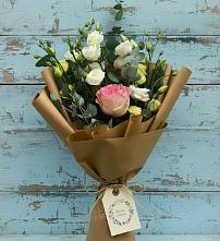 Букет цветов из:  Розы и Лизиантусы в Татарино