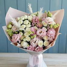 Букет цветов из:  Альстромерии и Розы в Татарино
