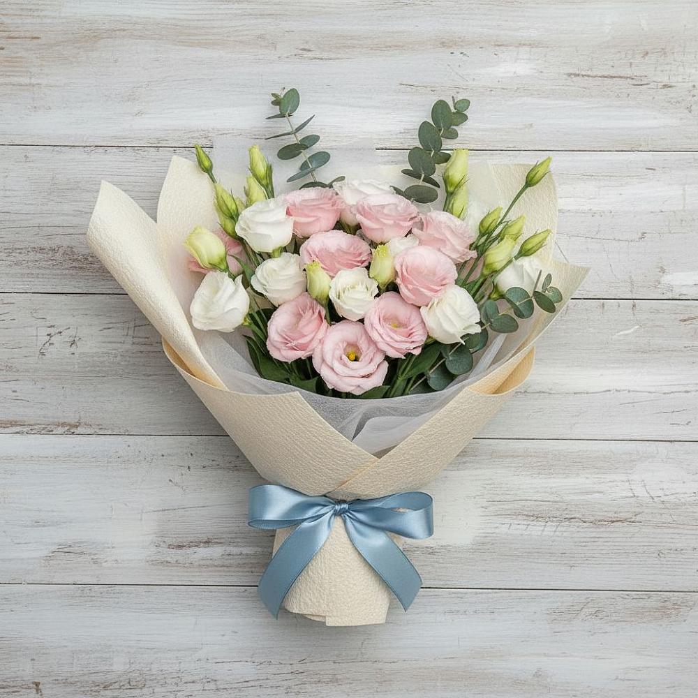 Букет цветов из: Лизиантусы в Татарино